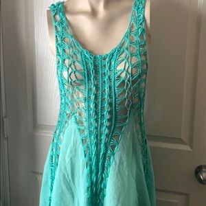 India Boutique Crochet Cover Up Or Wear A Tank Underneath For A Cute SunDress